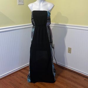 Xtaren Ladies Large Strapless Maxi Dress large